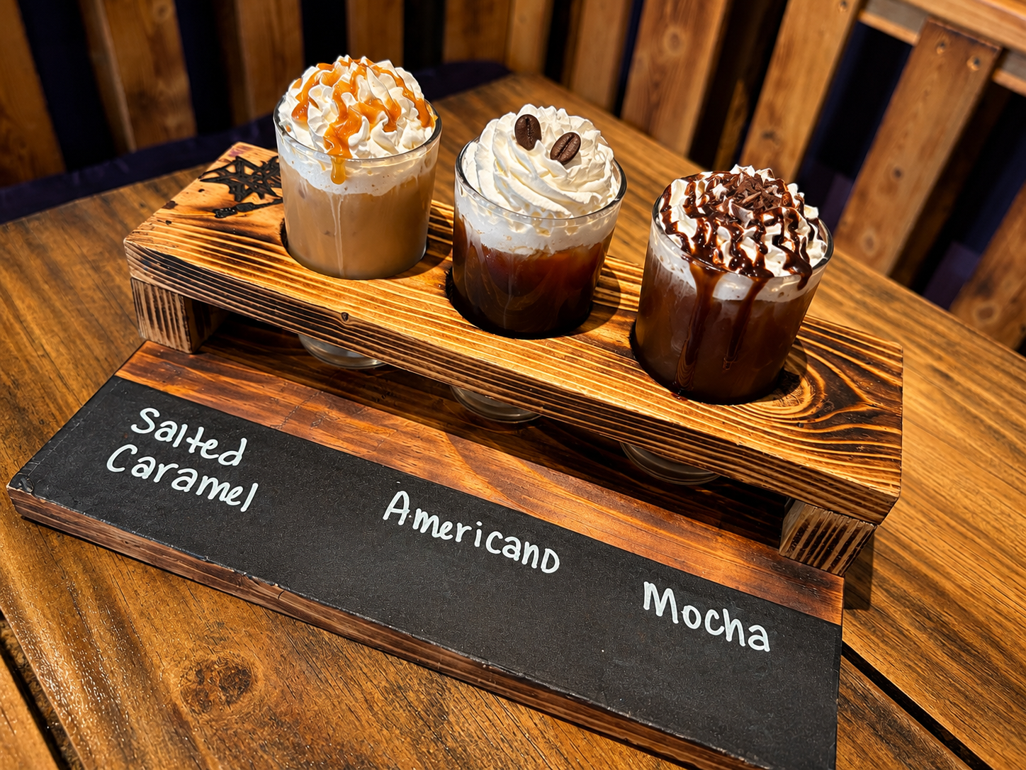 Espresso Flight at Mad Hatter Cafe — Downtown Salisbury MD